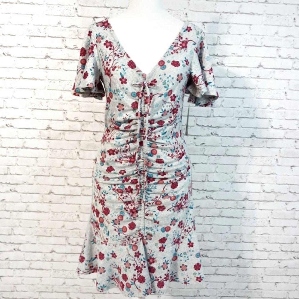 Disney Princess Gray Floral Mulan Dress